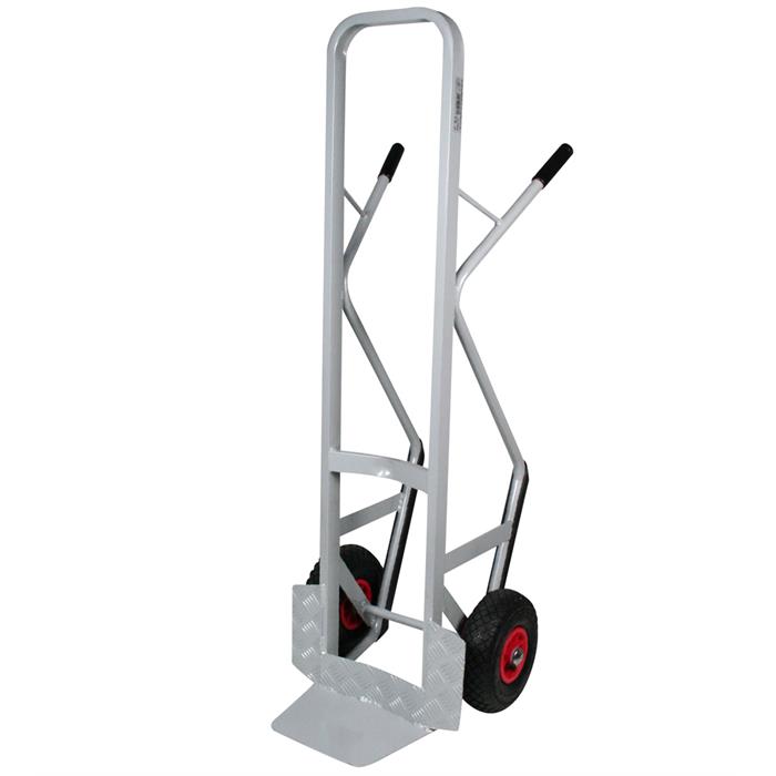 carrello in alluminio con scivolo spalla tubolare