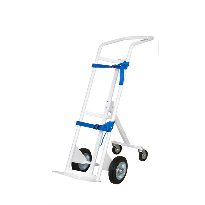 portabombole monoposto per ambienti sanitari lt 40/50 trasformabile ruote con freno