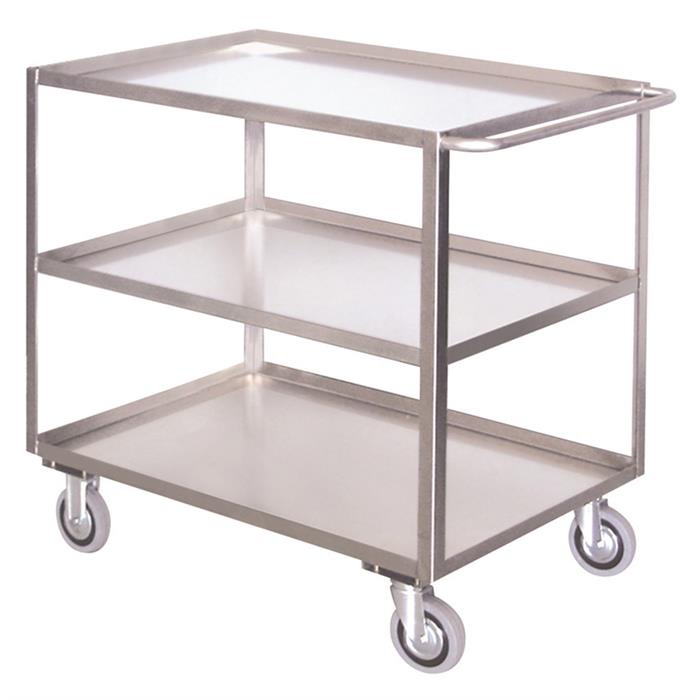 portatutto medio a 3 piani in acciaio inox