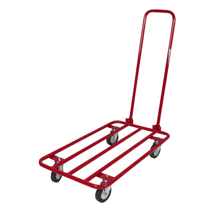 pianale in tubolare con manico pieghevole maxi
