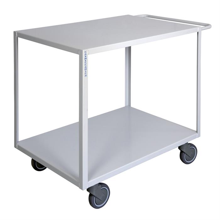 carrello ufficio a due piani alta silenziosità