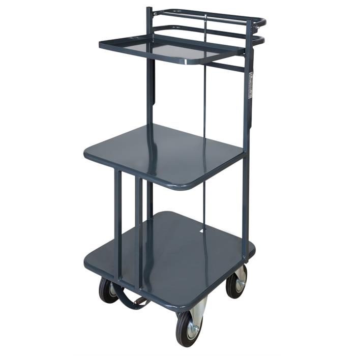 carrello porta lettere frenato