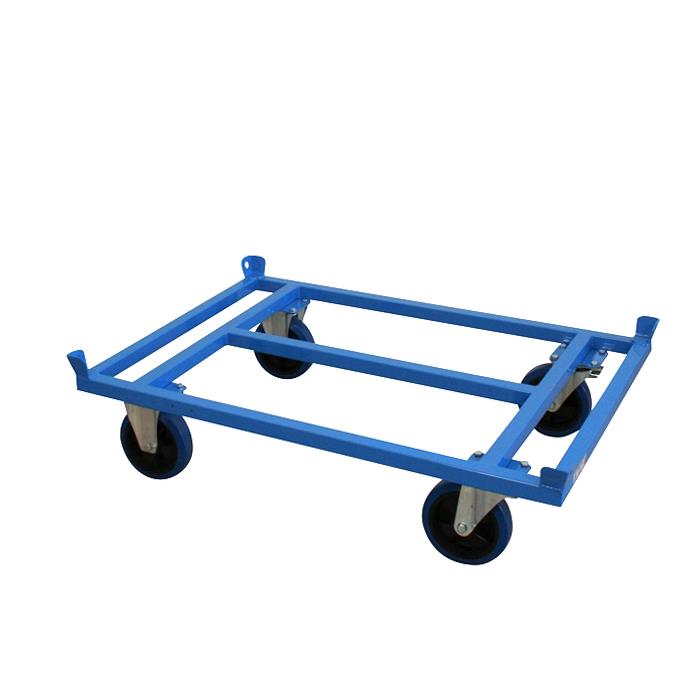 carrello porta pallet basso - ruote girevoli con freno