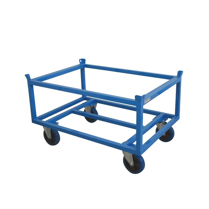 carrello porta pallet alto - 4 ruote girevoli con freno