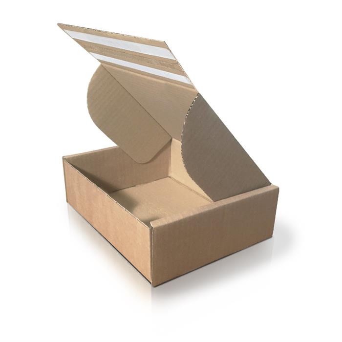 scatole automontanti con chiusura adesiva doppia