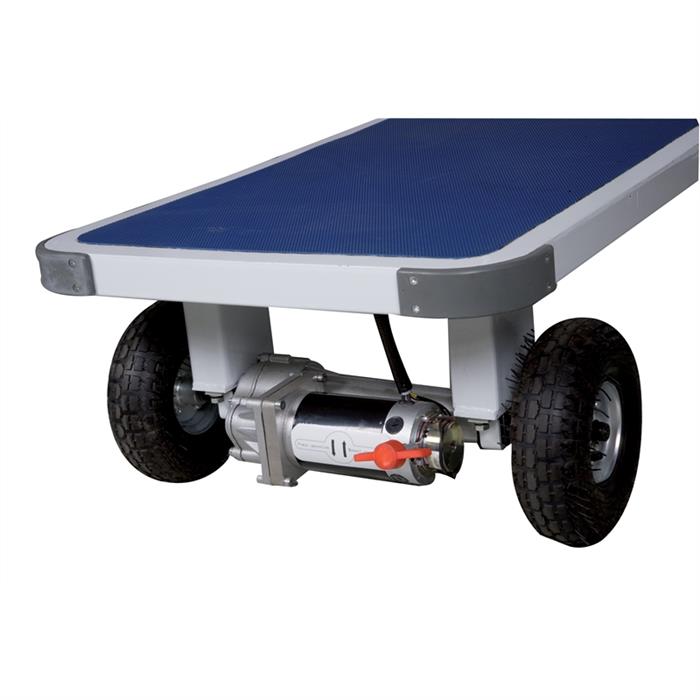 Carrello contenitore elettrico grande portata