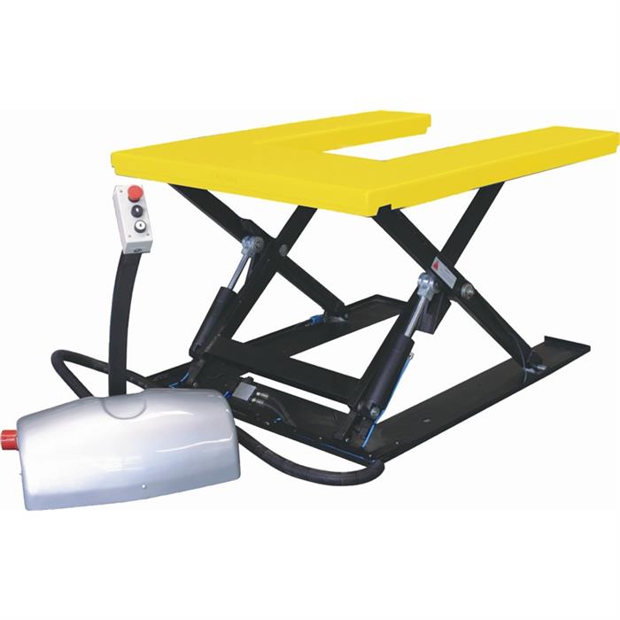 piattaforma u extrabassa per sollevamento pallets