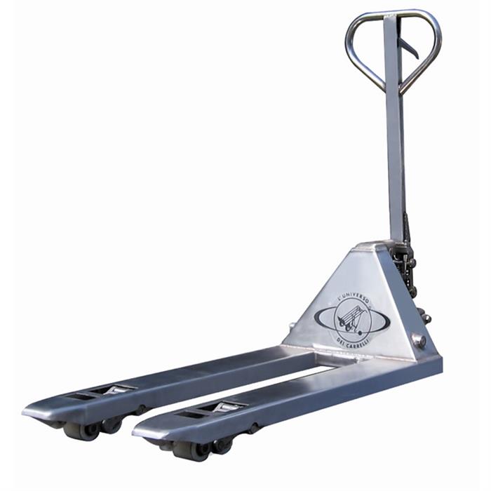 transpallet acciaio inox
