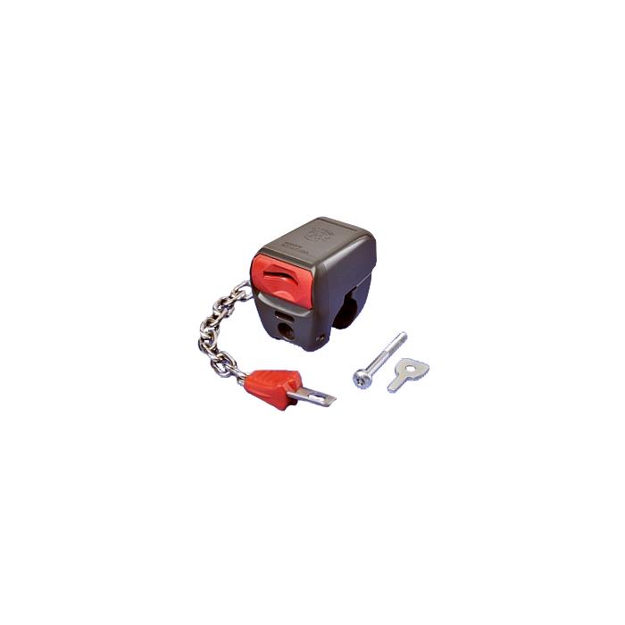 lucchetto riconsegnatore per carrelli - moneta 1 euro